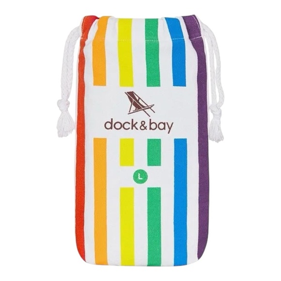 ✨BNWT - Dock And Bay Stripe Summer Microfibre Towel - Large✨ - Picture 2 of 6